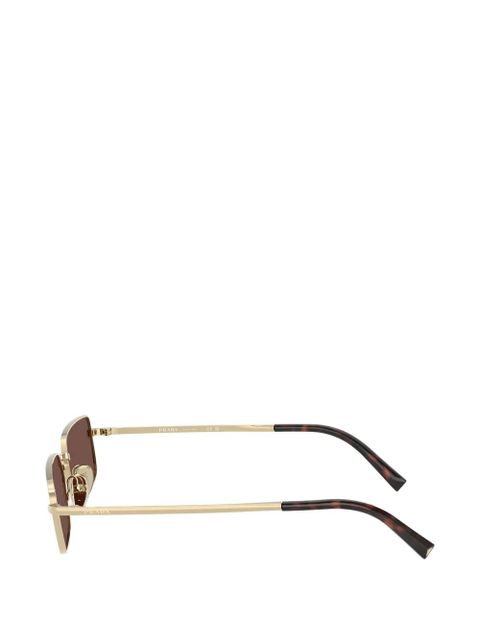 Prada Eyewear rectangular-frame sunglasses - Gold