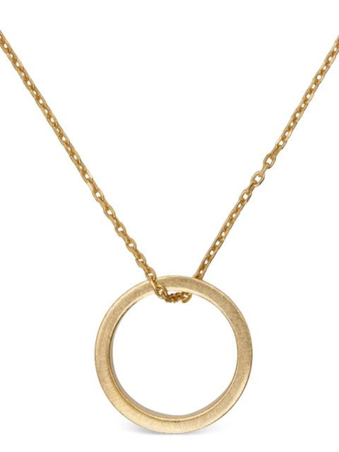 MM6 Maison Margiela Numeric Minimal signature ring-pendant necklace - Gold - zdjęcie produktu nr 2