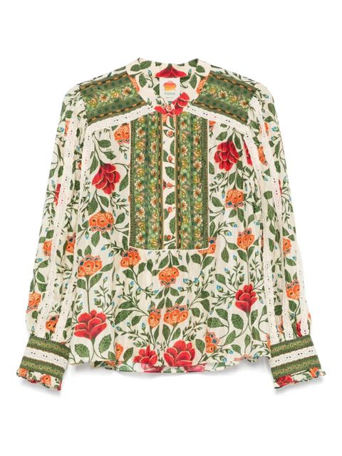 FARM Rio Garden Tapestry blouse - Green - zdjęcie produktu nr 1