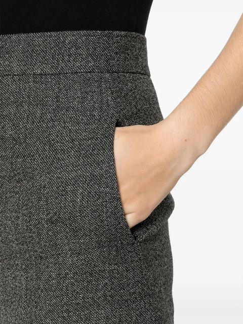 LOEWE straight-leg wool tailored trousers - Black