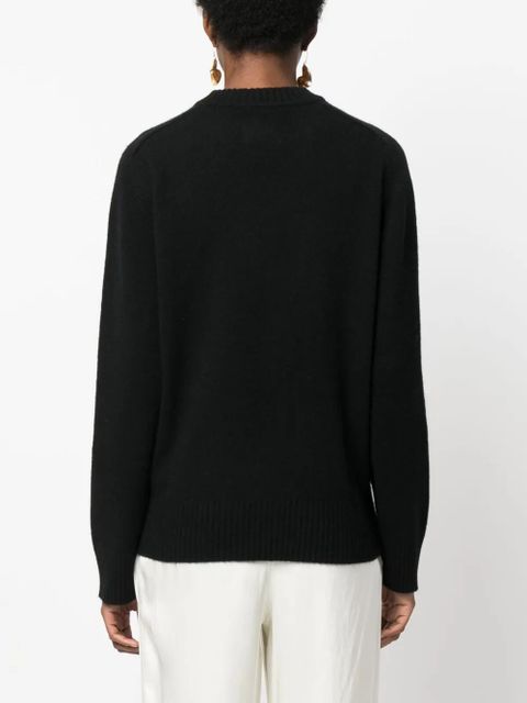 LouLou de Saison Baltra crew-neck cashmere jumper - Black