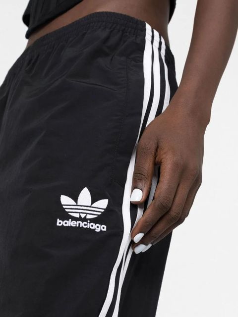 Balenciaga x adidas side-stripe track pants - Black