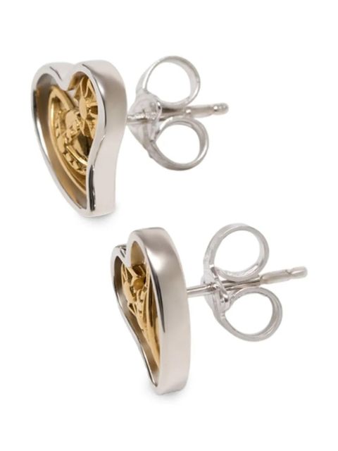 Vivienne Westwood Faye heart orb earrings - Silver - zdjęcie produktu nr 2