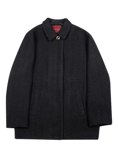 Gucci KAPUT button coat - Black - zdjęcie produktu nr 1