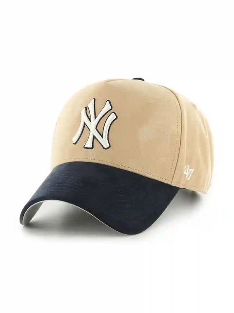 47 brand czapka z daszkiem MLB New York Yankees kolor zielony B-USMDT17USS-KH - zdjęcie produktu nr 1