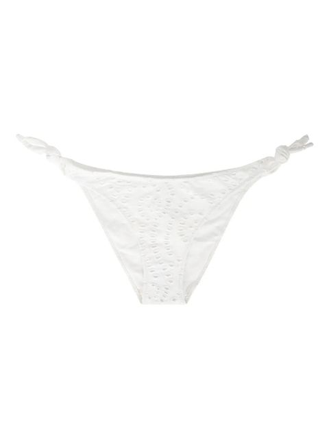 MC2 Saint Barth Yali eyelet-detail lace-up swim briefs - White - zdjęcie produktu nr 1