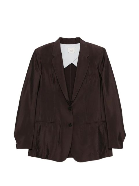 Alysi notched-lapel blazer - Brown - zdjęcie produktu nr 1