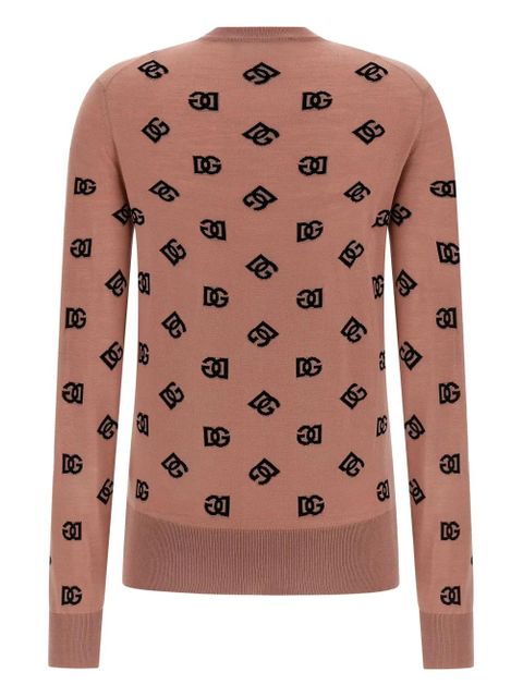 Dolce & Gabbana DNA logo-print cardigan - Pink - zdjęcie produktu nr 2