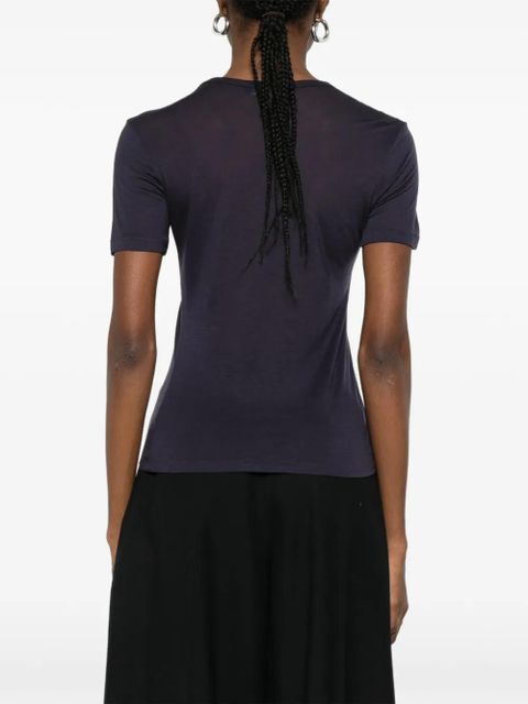 ANINE BING Sylvie crew-neck short-sleeve T-shirt - Blue