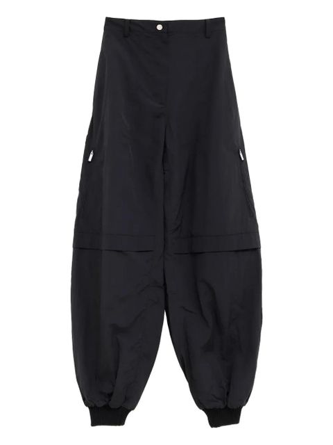 Jacquemus zip-pocket balloon trousers - Black - zdjęcie produktu nr 1