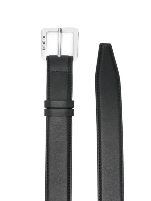 The Attico logo leather belt - Black - zdjęcie produktu nr 2