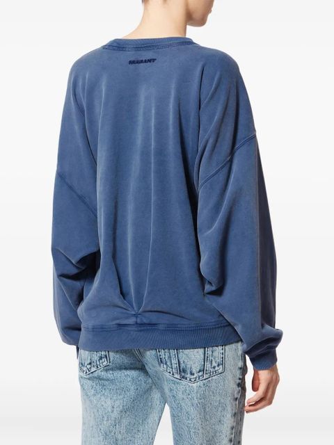 MARANT ÉTOILE Sauria embroidered sweatshirt - Blue