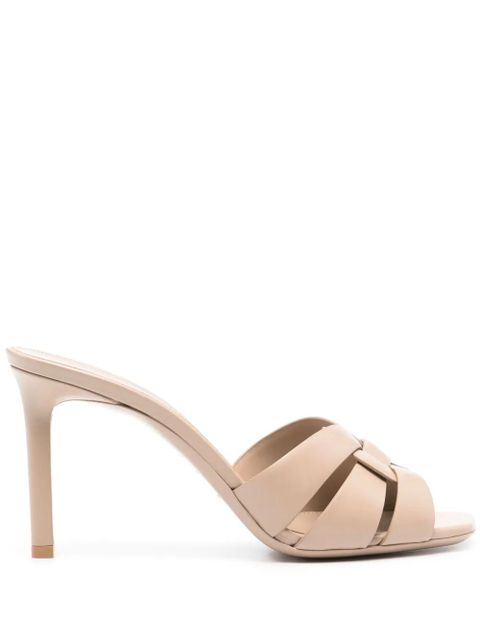 Saint Laurent Tribute 85mm mule sandals - Neutrals - zdjęcie produktu nr 1