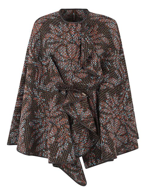 ETRO patterned cape - Brown - zdjęcie produktu nr 1