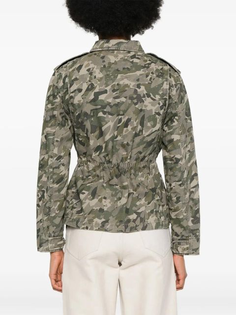 Zadig&Voltaire Krisa Camo cotton jacket - Green