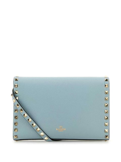 Valentino Garavani small Rockstud leather crossbody bag - Blue