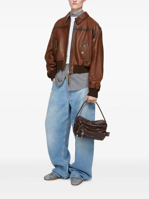 Acne Studios leather jacket - Brown
