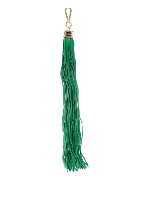 Alexander McQueen leather tassel keyring - Green - zdjęcie produktu nr 1