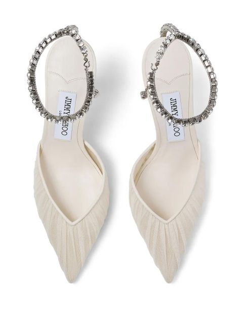 Jimmy Choo 100mm Saeda pumps - Neutrals