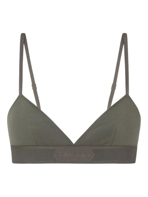 TOM FORD logo-detail bra - Green - zdjęcie produktu nr 1