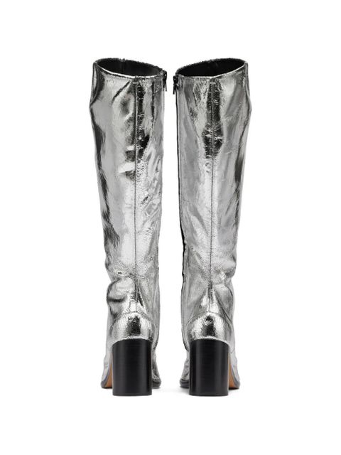 Maison Margiela heeled tabi boots - Silver