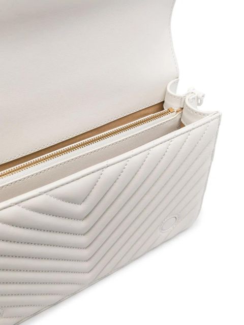 PINKO Love Click Classic cross body bag - White