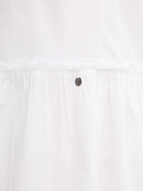 Pepe Jeans sukienka bawełniana kolor biały mini rozkloszowana PL953761