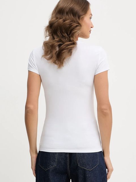 Armani Exchange t-shirt damski kolor biały XW001355 AF16294 - zdjęcie produktu nr 2