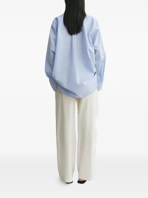 TOTEME oversized shirt - Blue