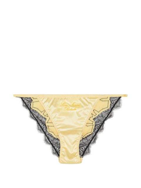 ROTATE BIRGER CHRISTENSEN x Love Stories lace briefs - Yellow - zdjęcie produktu nr 1