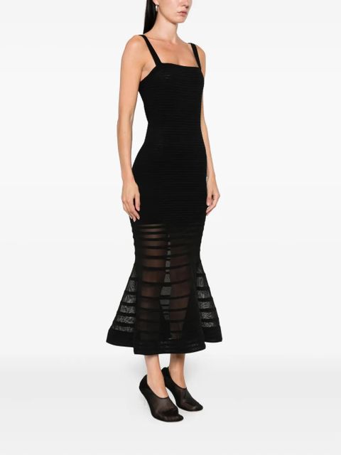Simkhai Vallarie ribbed midi dress - Black - zdjęcie produktu nr 2