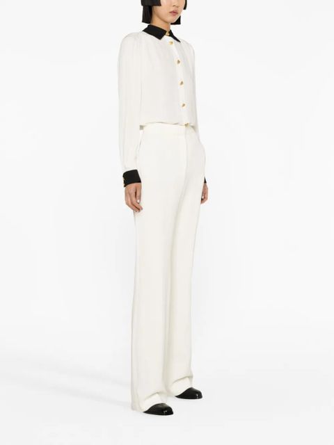 Moschino flared trousers - White