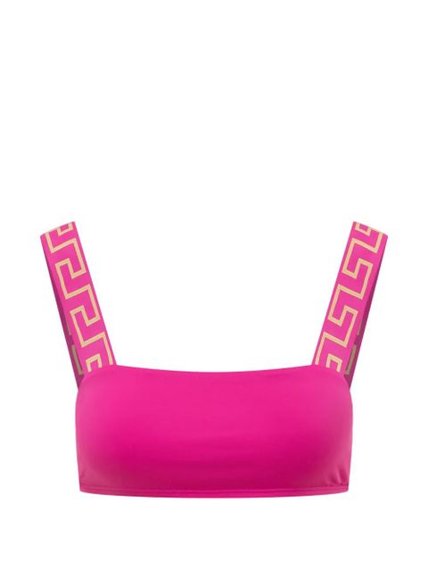 Versace greca-strap bikini top - Pink - zdjęcie produktu nr 1