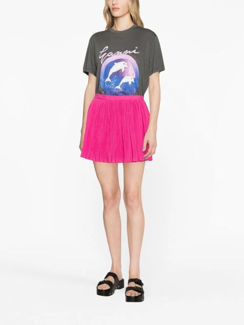 Valentino Garavani flared pleated shorts - Pink - zdjęcie produktu nr 2