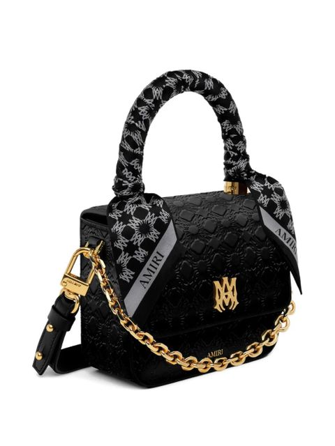 AMIRI micro Ma Quad embossed tote bag - Black - zdjęcie produktu nr 2