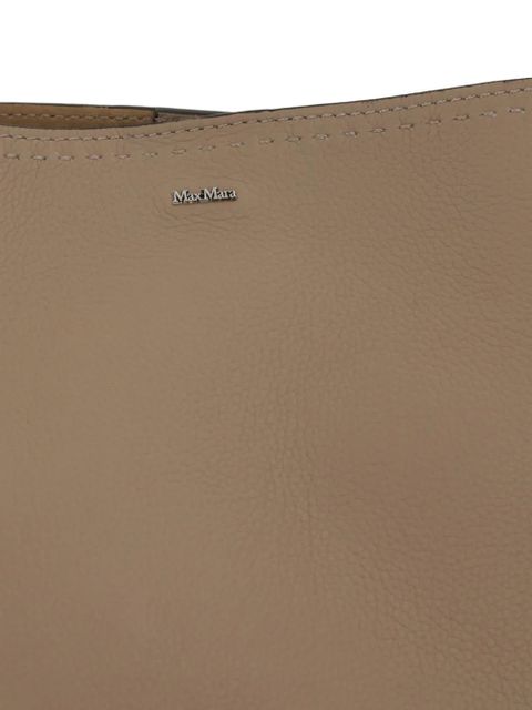 Max Mara medium Archetipo leather tote bag - Brown