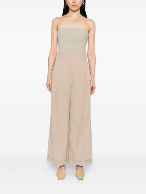 LOEWE cotton trousers - Neutrals