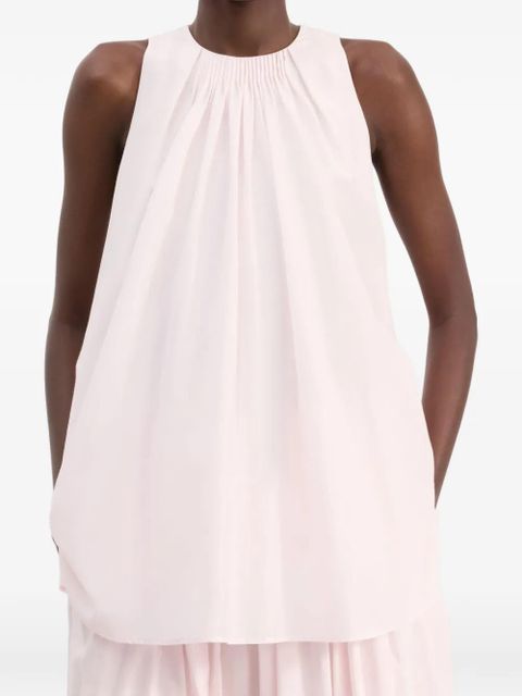 LouLou de Saison Liao flaring gathered blouse - Pink