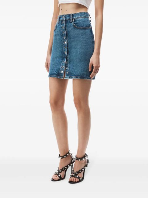 Alexander Wang denim mini skirt - Blue