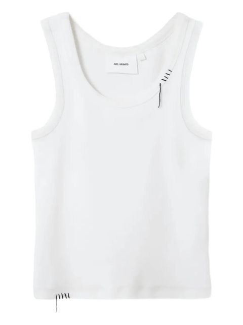 Axel Arigato Traced ribbed sleeveless tank top - White - zdjęcie produktu nr 1