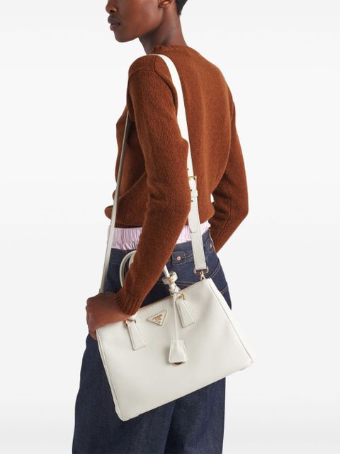 Prada large Galleria tote bag - White