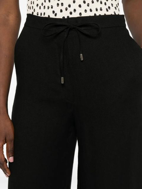 Max Mara drawstring-waist trousers - Black