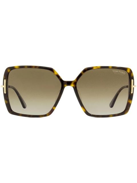 TOM FORD Eyewear Joanna butterfly-frame sunglasses - Brown - zdjęcie produktu nr 1