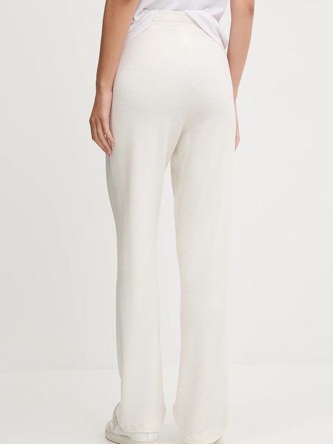 BOSS spodnie lounge kolor beżowy gładkie 50535771 - zdjęcie produktu nr 2