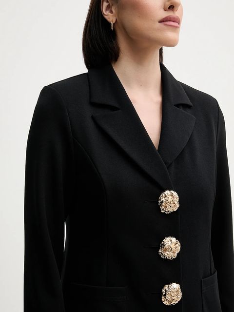 Joseph Ribkoff marynarka kolor czarny jednorzędowa gładka 243160S25