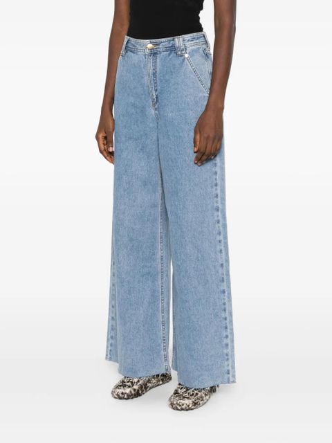 Aje Holland frayed jeans - Blue