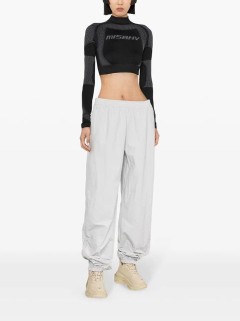 MISBHV logo-embroidered compression top - Black