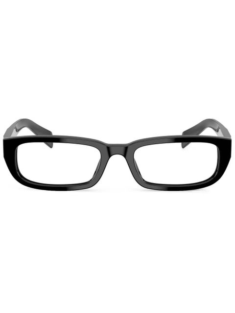 Prada Eyewear rectangle-frame glasses - Black - zdjęcie produktu nr 1