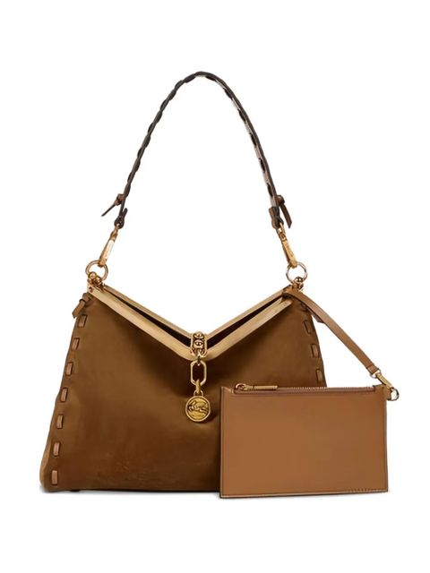 ETRO medium Vela charm shoulder bag - Brown - zdjęcie produktu nr 1