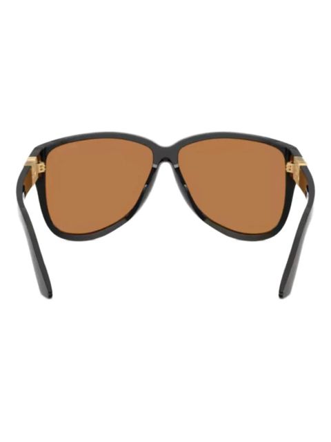 Miu Miu Eyewear logo geometric sunglasses - Black - zdjęcie produktu nr 2
